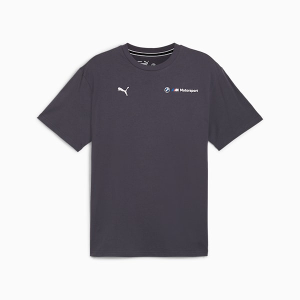 BMW M Motorsport ESS+ Logo Tee Men, Galactic Gray, large-ZAF