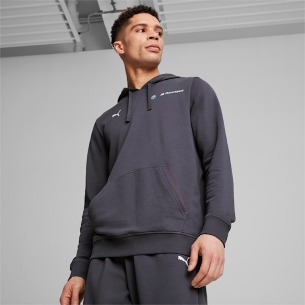 BMW M Motorsport ESS+ Hoodie Men, Galactic Gray, large-ZAF