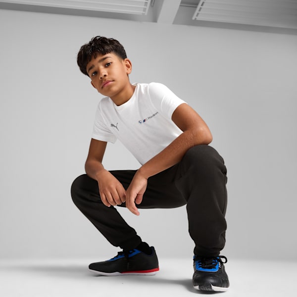 BMW M Motorsport ESS+ Logo Tee Youth, PUMA White, large-ZAF