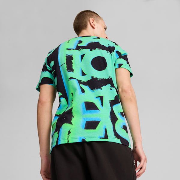 Mercedes-AMG Petronas F1® Neon Energy All-Over Print Tee Men, PUMA Black, large-ZAF