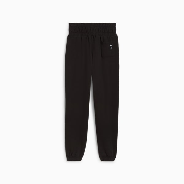 Pivot Basketball Sweat Pants Women, PUMA Black, large-MEX