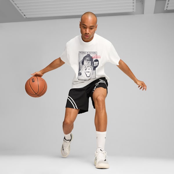 Remera de basketball Dylan Got Game para hombre, PUMA White, large-ARG