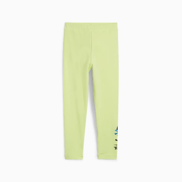 PUMA x TROLLS Leggings Kids, Cool Cucumber, large-ZAF