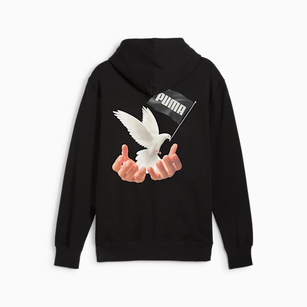 PUMA x MÁS TIEMPO Hoodie Men, PUMA Black, large-ZAF