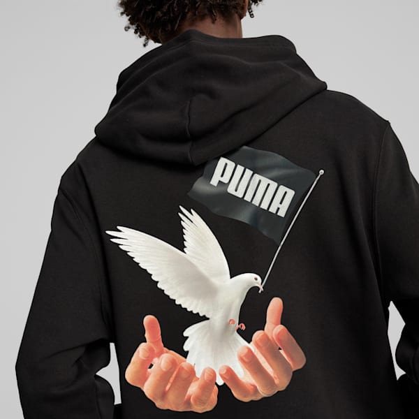 PUMA x MÁS TIEMPO Hoodie Men, PUMA Black, large-ZAF