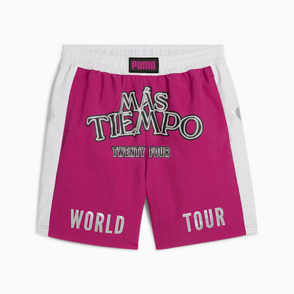 PUMA x MÁS TIEMPO Shorts Men, Magenta Gleam, large-ZAF