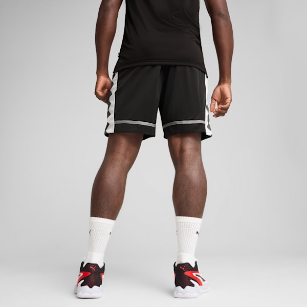 Shorts de basquetbol The All Jaws para hombre, PUMA Black-Stormy Slate, large-MEX