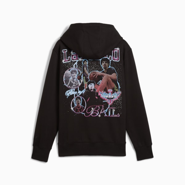 Iridescent Hornets Basketball Hoodie Men, PUMA Black, large-ZAF