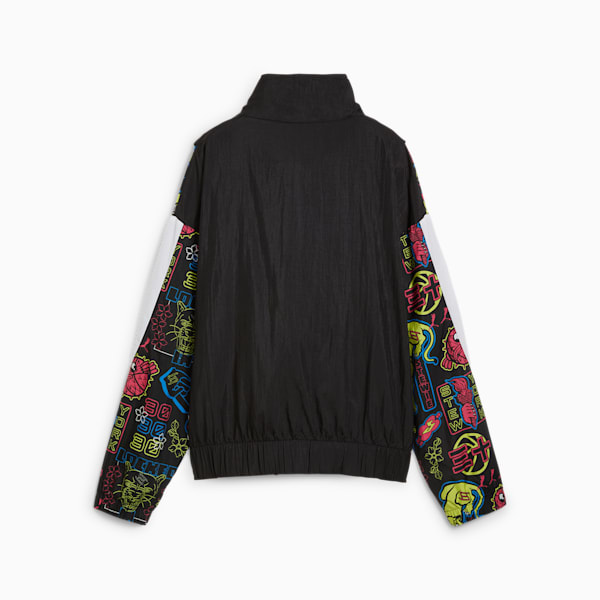 Campera deportiva STEWIE TOKYO para mujer, PUMA Black-AOP, large-ARG