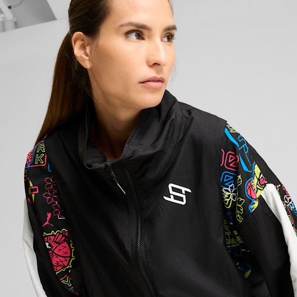 Campera deportiva STEWIE TOKYO para mujer, PUMA Black-AOP, large-ARG
