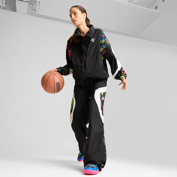 Campera deportiva STEWIE TOKYO para mujer, PUMA Black-AOP, large-ARG