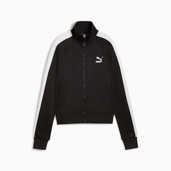 ICONIC T7 Track Jacket Women, PUMA Black, large-MEX