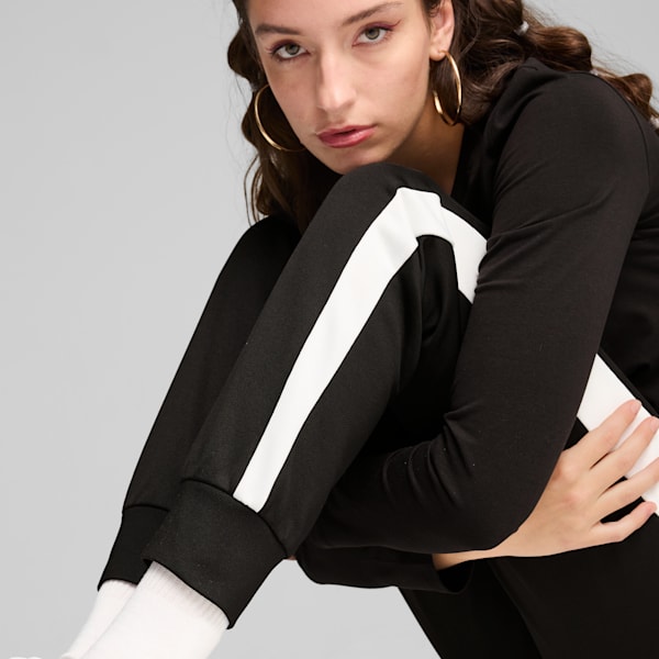 Pants de pista para mujer ICONIC T7, PUMA Black, large-MEX