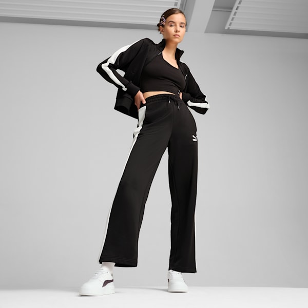 ICONIC T7 Track Pants Women, PUMA Black, large-MEX