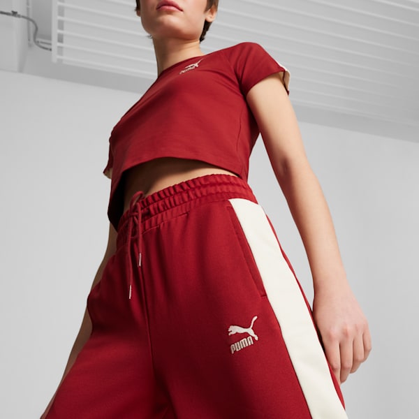 ICONIC T7 Track Pants Women, Intense Red, large-MEX