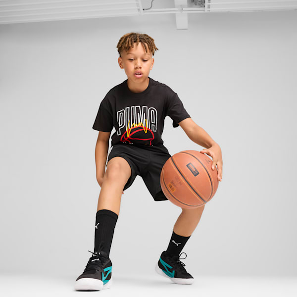 Basketball Winning Shot Tee Youth, PUMA Black, large-MEX