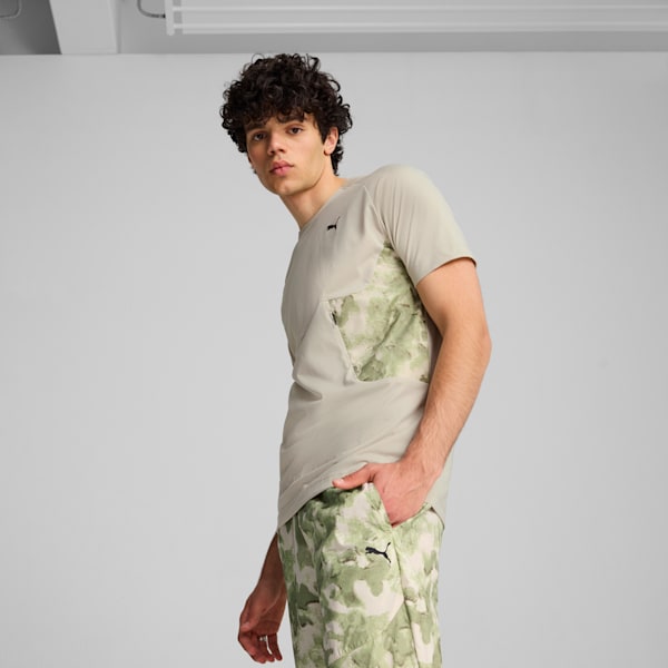PUMATECH Pocket Tee Men, Desert Dust, large-ZAF