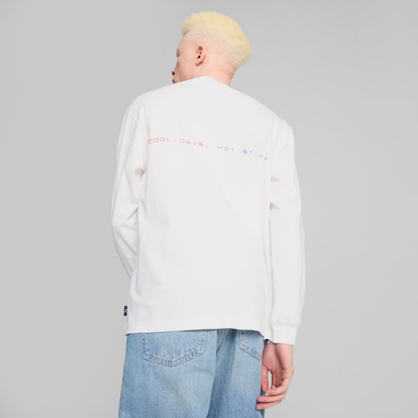 GRAPHICS "Cool Day" Long Sleeve Men, PUMA White, large-ZAF