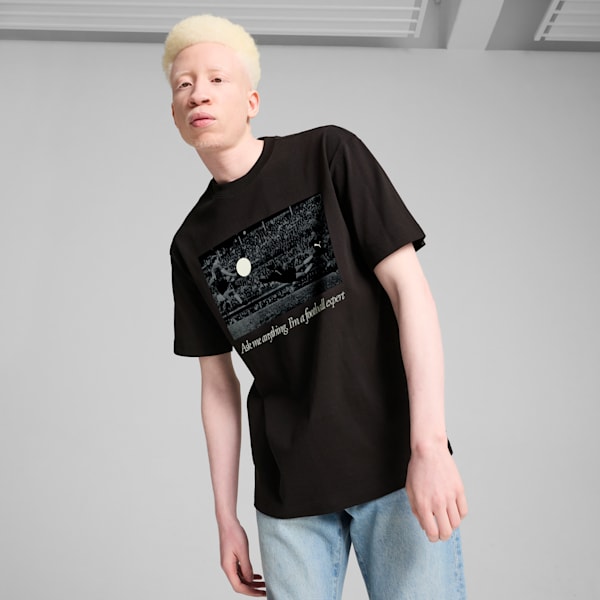 Remera GRAPHICS "Football Expert" para hombre, PUMA Black, large-ARG