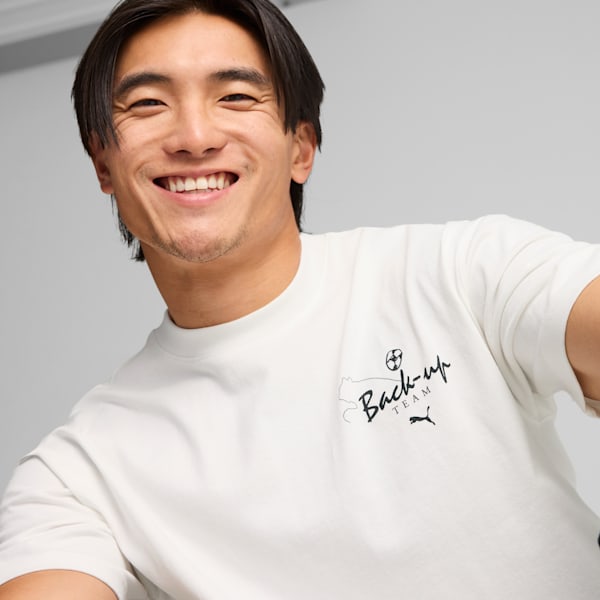 Remera GRAPHICS "Back-up Team" para hombre, PUMA White, large-ARG