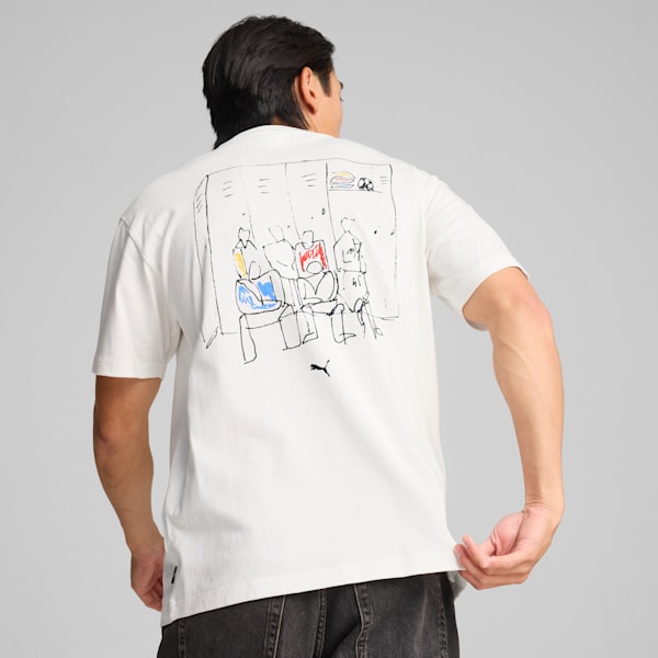 Playera Hombre GRAPHICS Back-up Team, PUMA White, large-MEX