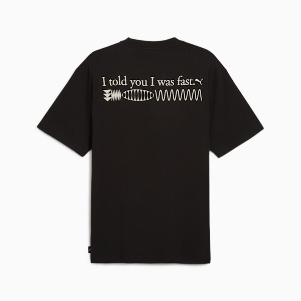 GRAPHICS "Fast" Tee Men, PUMA Black, large-ZAF