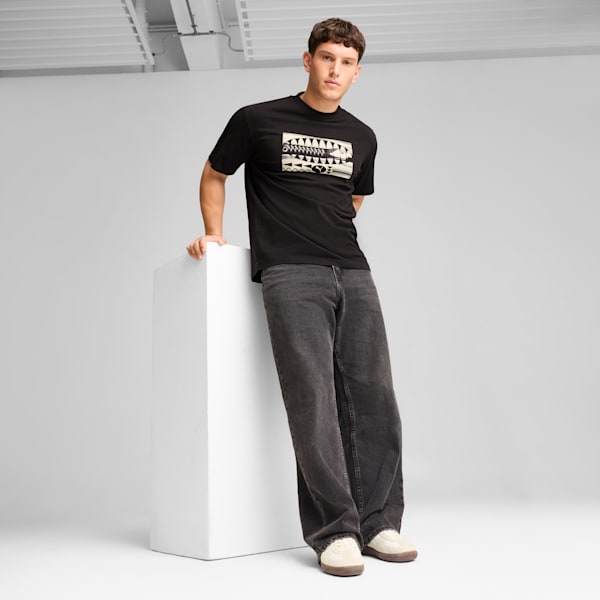 GRAPHICS "Fast" Tee Men, PUMA Black, large-ZAF