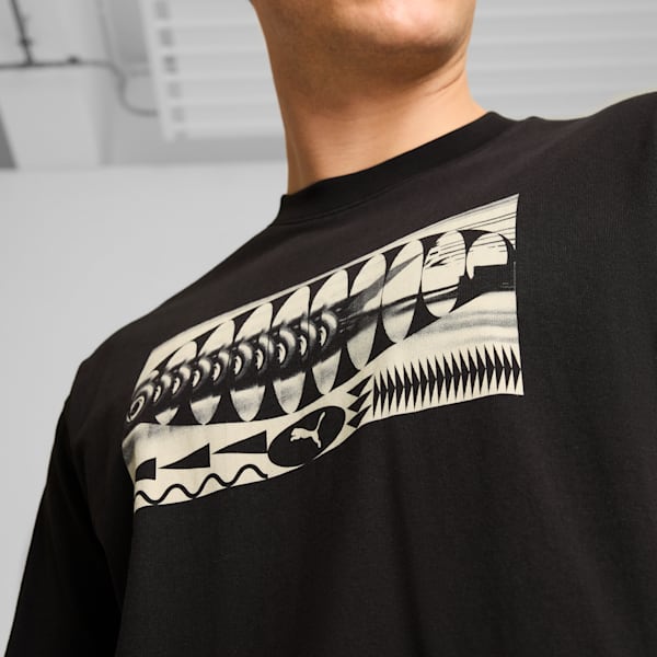 GRAPHICS "Fast" Tee Men, PUMA Black, large-ZAF