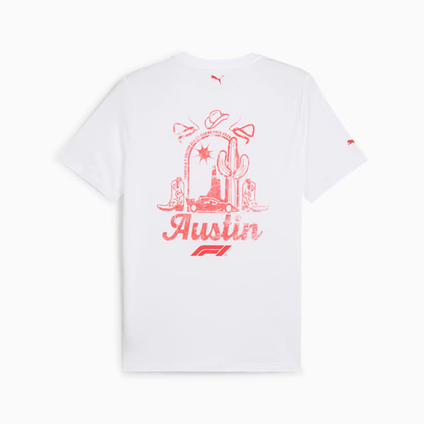 F1® USA Tee Unisex, PUMA White, large-MEX