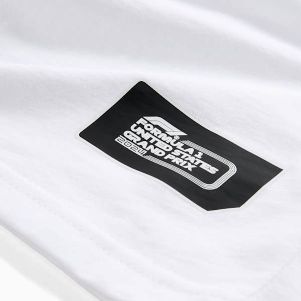 F1® USA Tee Unisex, PUMA White, large-MEX