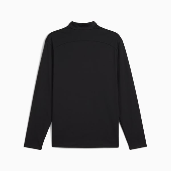 CLOUDSPUN Tech Quarter Zip Golf Top Men, PUMA Black, large-ZAF