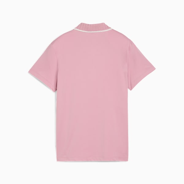 CLOUDSPUN Bridges Short Sleeve Golf Polo Women, Poised Pink, large-ZAF
