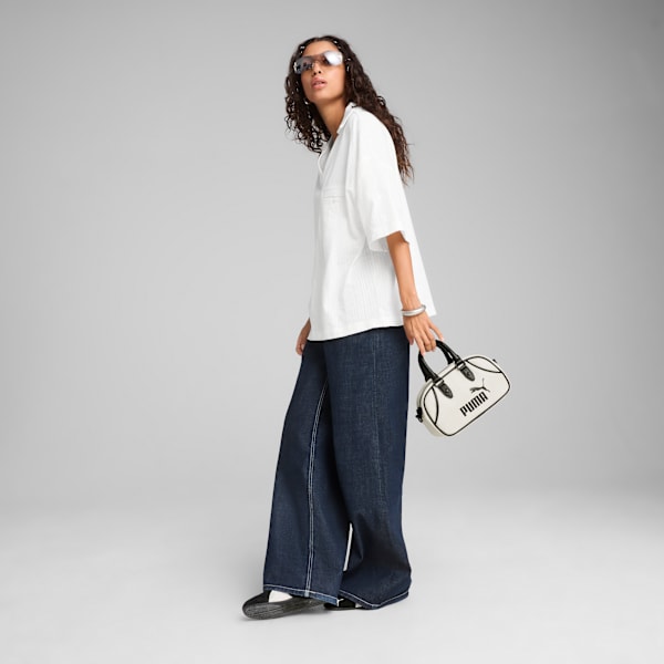 Remera oversize YONA para mujer, PUMA White, large-ARG