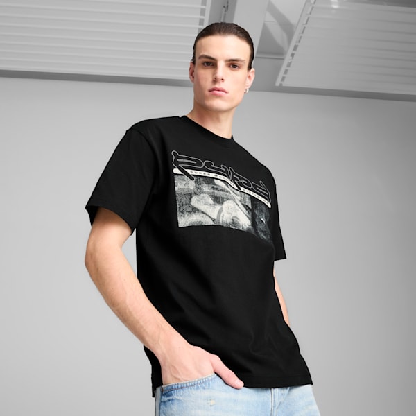 GRAPHICS Machine Tee Men, PUMA Black, large-ZAF