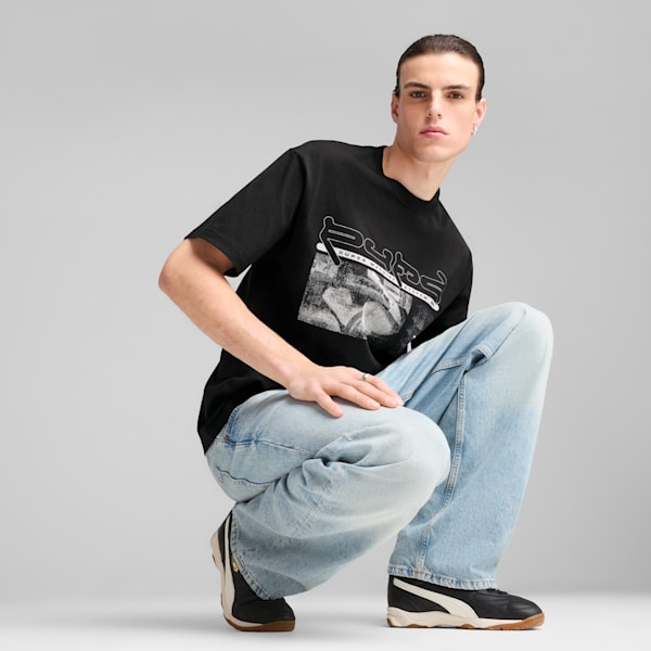GRAPHICS Machine Tee Men, PUMA Black, large-ZAF