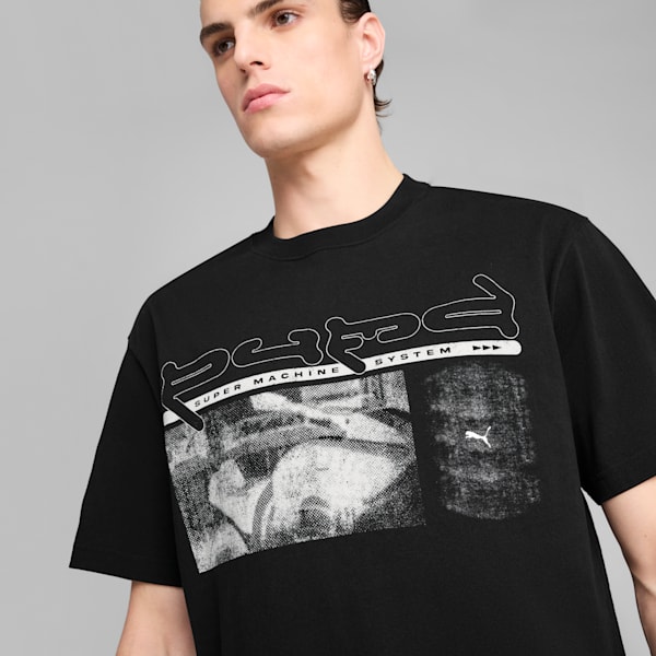 GRAPHICS Machine Tee Men, PUMA Black, large-ZAF