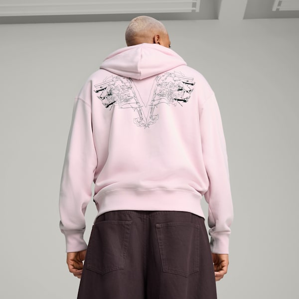 Sudadera PUMA x CHARLOTTE ROHDE para hombre, Rose Mauve, large-MEX