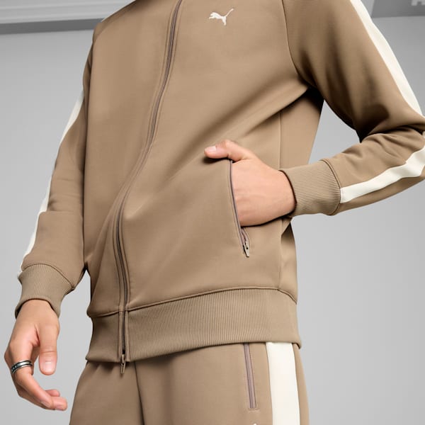 T7 ALWAYS ON Track Jacket Men, Totally Taupe, large-ZAF