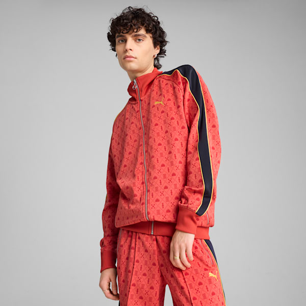 Chamarra Road To Unity para hombre, Red Fire-AOP, large-MEX