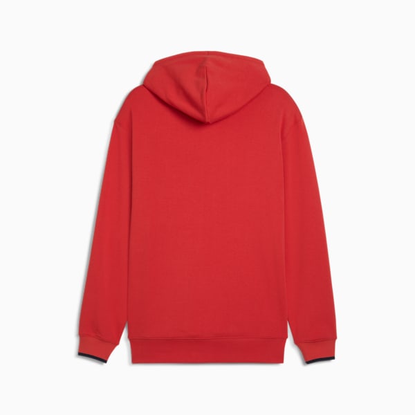 Wardrobe Essentials Graphic Hoodie Men, Red Fire, large-ZAF