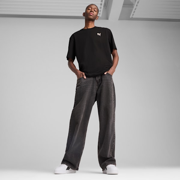 EQUAL LOVE CONFEDERATION Relaxed Graphic Tee, PUMA Black, large-MEX