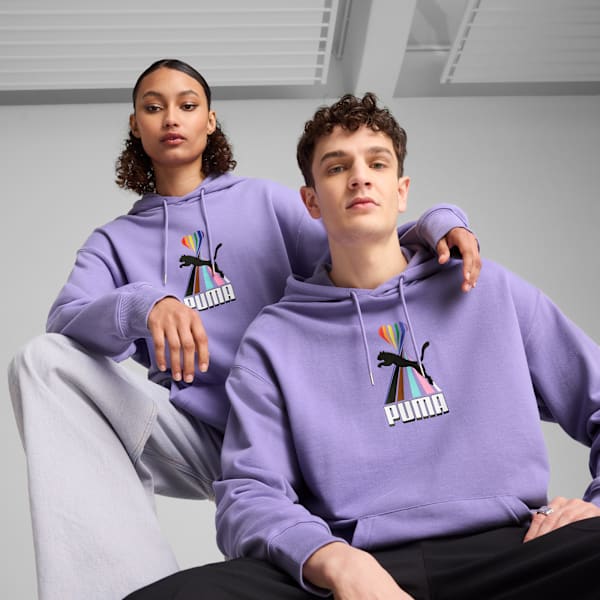 Sudadera estampado EQUAL LOVE CONFEDERATION, Lavender Alert, large-MEX