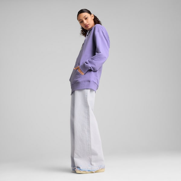 Sudadera estampado EQUAL LOVE CONFEDERATION, Lavender Alert, large-MEX