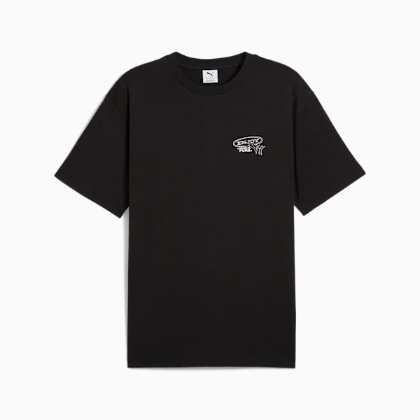 Remera holgada Graphics PUMA Drive-In para hombre, PUMA Black, large-ARG