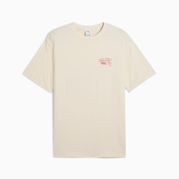 Playera holgada Graphics PUMA Drive-In para hombre, Alpine Snow, large-MEX