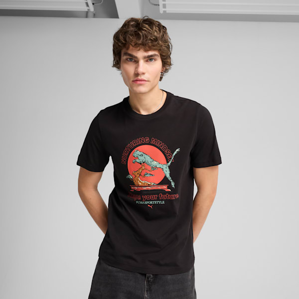 GRAPHICS PUMA Bonsai Tee Men, PUMA Black, large-MEX