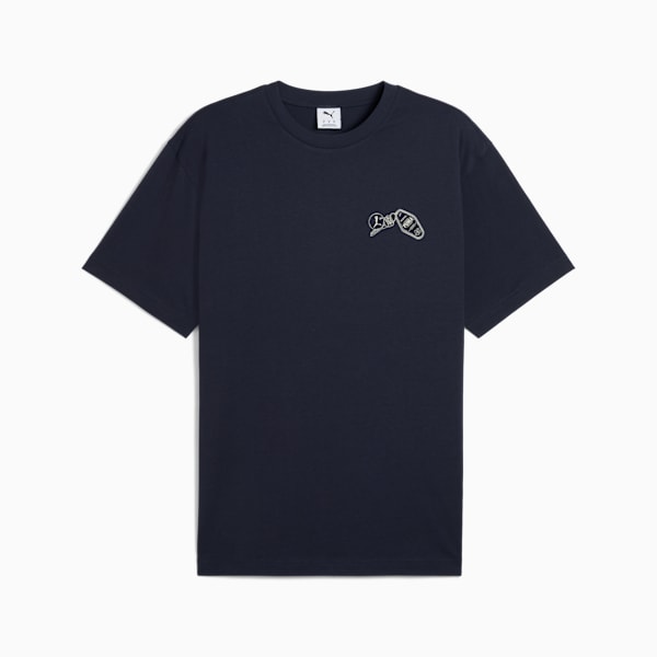 Remera holgada Graphics PUMA Hotel para hombre, New Navy, large-ARG