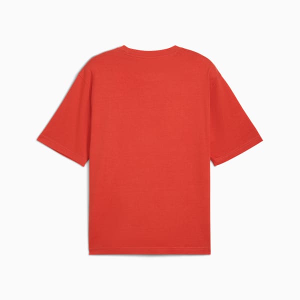 WARDROBE ESS Boxy Tee Men, Red Fire, large-MEX