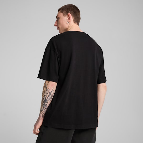 Remera oversize WARDROBE Essentials para hombre, PUMA Black, large-ARG