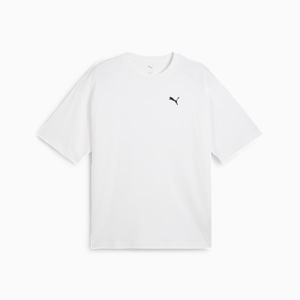 Remera oversize WARDROBE Essentials para hombre, PUMA White, large-ARG